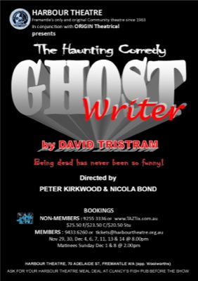 Ghost Writer on at Harbour Theatre Fremantle
